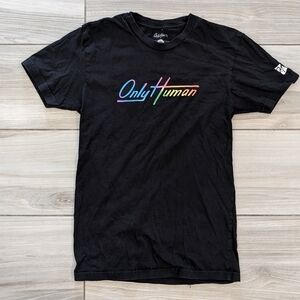 Only Human Pride Team Human Rainbow Tee Shirt